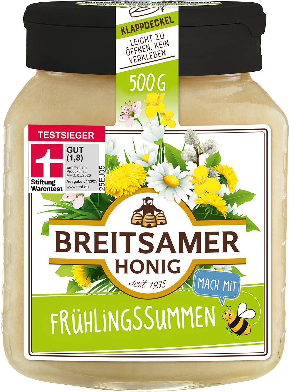 Frühlingssummen, creamy, Blossom honey, 500g Frühlingssummen, creamy, Blossom honey, 500g